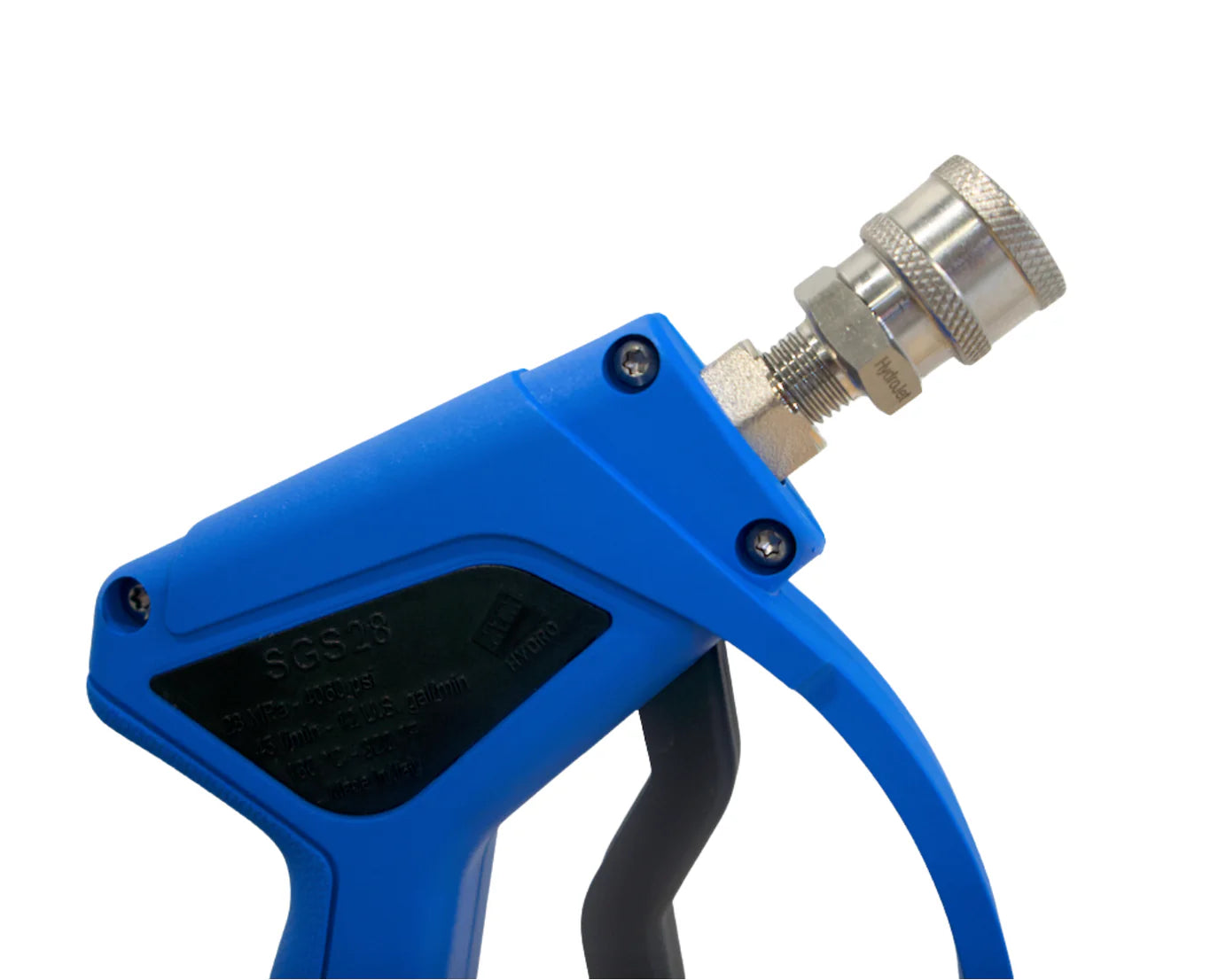 MTM SGS28 Light Blue Spray Gun w/ SS QC Fittings