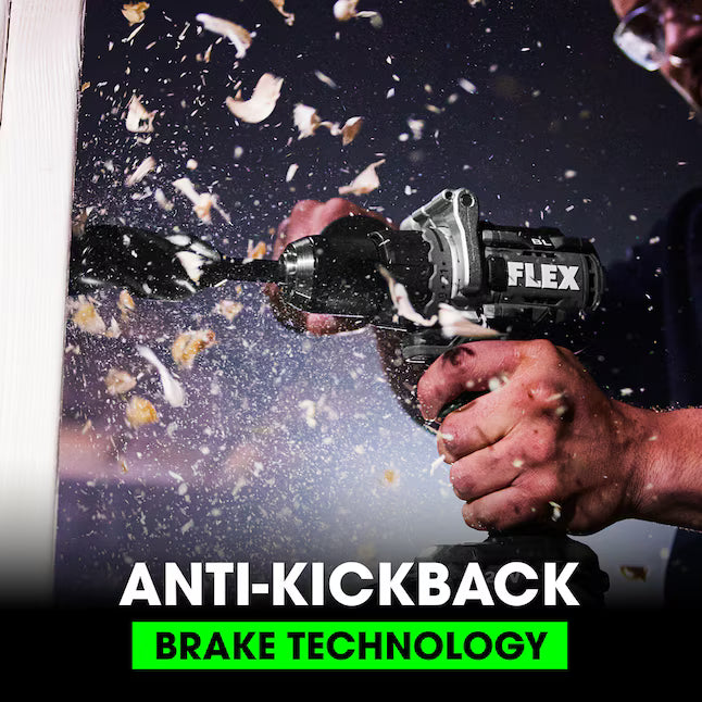 FLEX STACKED LITHIUM 24-volt 1/2-in Keyless Brushless Cordless Drill 2 -Batteries Included (Hard Case Included)