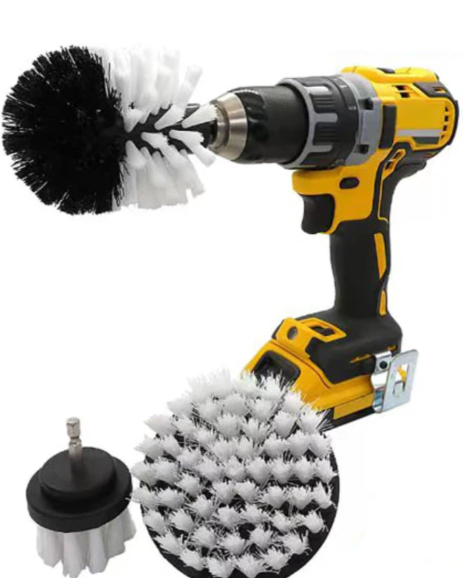 Drill Brush Set White