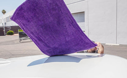 Max Shine Purple Duo Twisted Towel Large