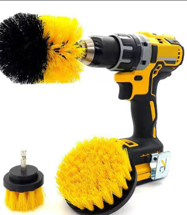 Drill Brush Set Yellow