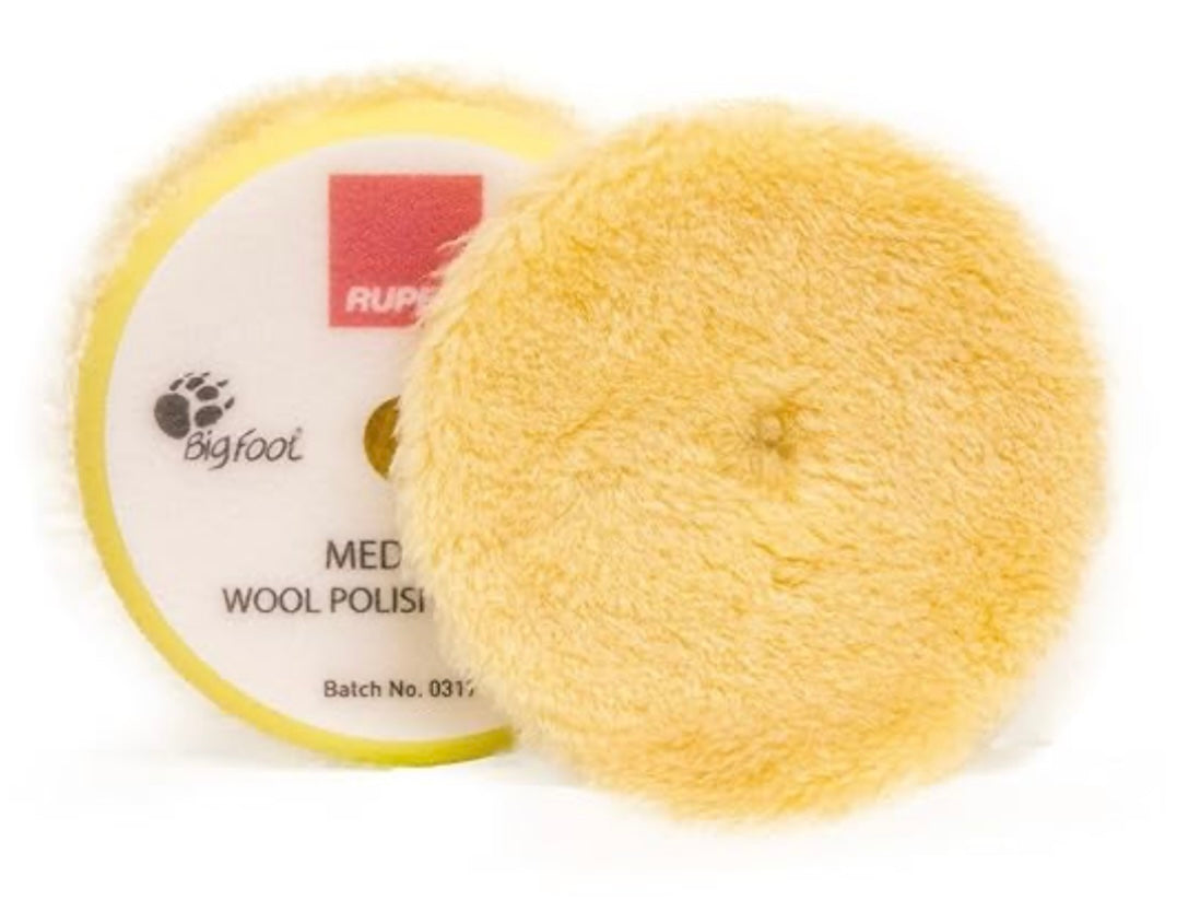 Rupes D-A Medium wool pad 3in