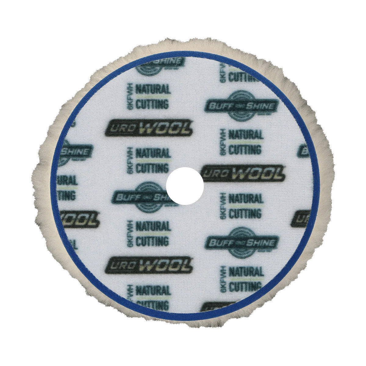 Buff n shine - URO WOOL with foam blue interface | heavy cutting