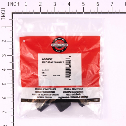 Briggs & Stratton rope & grip installed